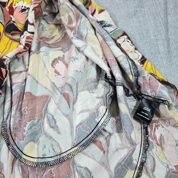 Torrid Sz 4XL Wom Romper Short Sleeve Tropical Floral Print Pockets Spring Break - Picture 11 of 13